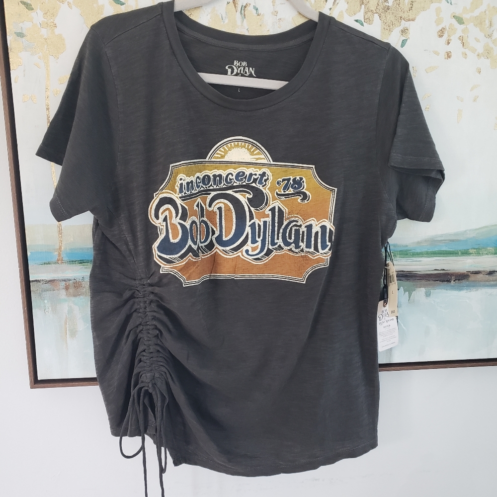 Lucky Brand Bob Dylan ruched tee
